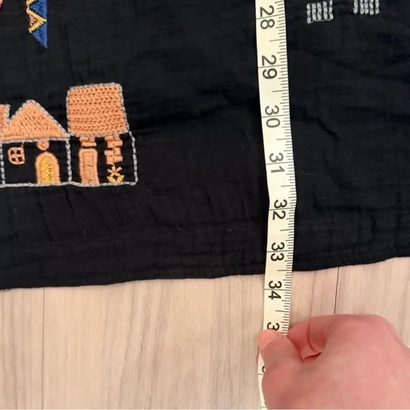 Johnny Was Biya Embroidered Black Boho Tunic - Size S - Floral Silk Blend - NWOT - Picture 13 of 15